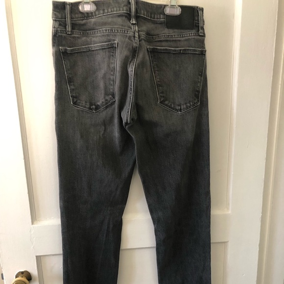 Black straight leg jeans - Picture 2 of 3